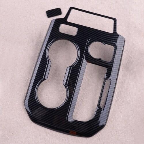 1 SET LHD Car Print Interior Gear Shift Frame Cover Trim fit for Chevrolet Blazer 2019 2020 ABS Plastic