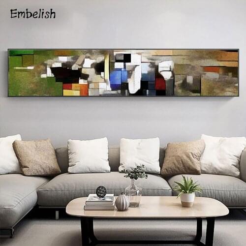 1 Pieces Hot Abstract Colors Nordic Style Modern Home Decor Wall Art Pictures For Living Room HD Print Canvas Painting Posters