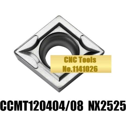10PCS CCMT120404 NX2525/CCMT120408 NX2525,original CCMT 120404/120408 insert carbide for turning tool holder