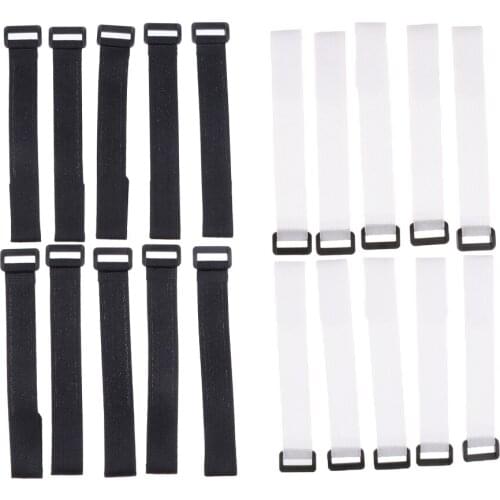 10Pcs Fishing Rod Belt Bands Nylon Webbing Compression Bag Backpack Luggage Straps with Buckle Band