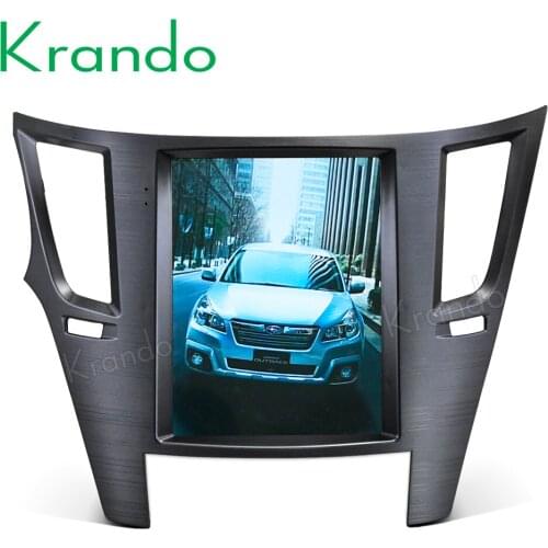 Krando Android 9.0 4G RAM 10.4" Tesla Vertical Screen Car Multimedia Raido for Subaru Outback 2010-2014 Navigation Audio BT WIFI