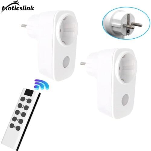 250V wireless remote control power outsocket 16A Commonly used in EU/France region RF433.92MHz Super signal smart remote control