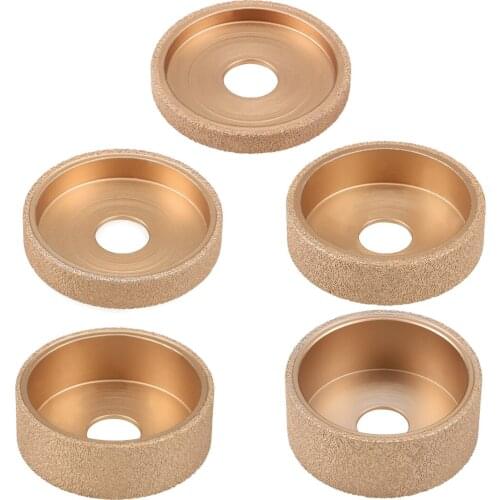 Uxcell 1pc Brazing Diamond Grinding Wheel Angle Grinder Tool for Marbles Granite 10mm 14mm 20mm 25mm 30mm Thickness