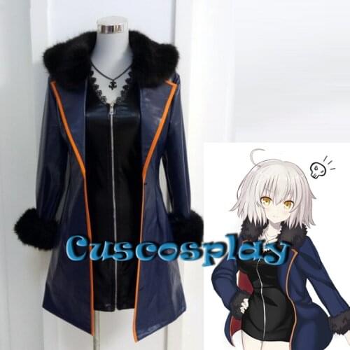 Fate Grand Order Jeanne d'arc alter Shinjuku cosplay costume female dress PU uniform outfits halloween costumes for women adult