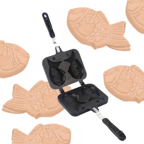 Norbi Waffle Pan Maker Molds Non-Stick Bakeware Molds Buscuit Cake DIY Bakeware Pan Plate Fish-Shaped Baking Tools Dropshipping