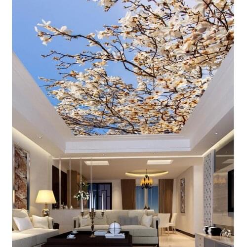 Photo wallpaper custom wallpaper ceiling 3d wallpaper flower ceilings wallpaper murals flowers