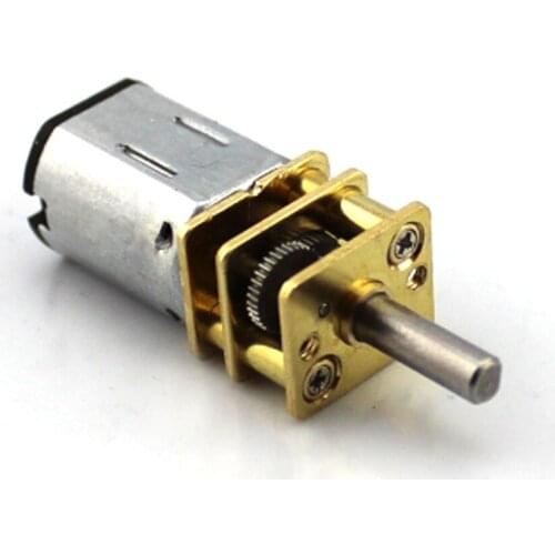GA12-N20 deceleration motor (10MM shaft / 6V100 rpm). Metal gear motor, DIY micro-model motor