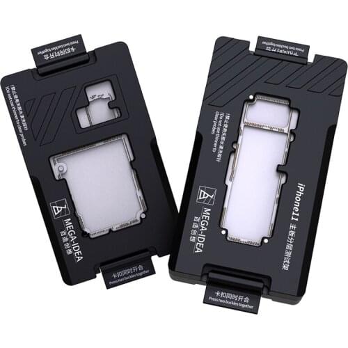 Mega-idea iPhone 11 Pro Pro MAX Motherboard Fixture iSocket Jig Fast Test Fixture Holder for Mainboard Repair