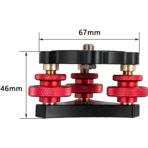LP-64 Camera Aluminium Alloy Quick release Level Base For Tripod Camera