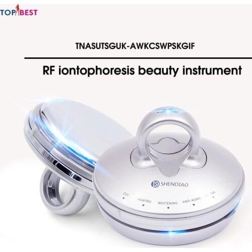 Microcurrent RF Face Care Apparatus Facial Ion Import Ultrasonic Massager Heating Therapy Neck Tightening Skin Lifting Devices