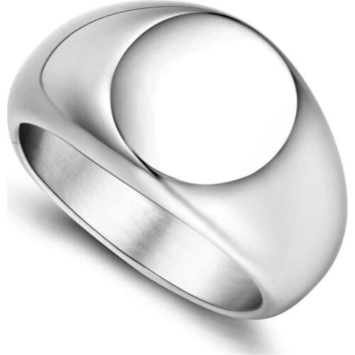 SHQIYAY 316l Stainless Steel Finger Rings For Men Women High Quality Vintage Fashion Jewelry Simple Style Never Fade 425
