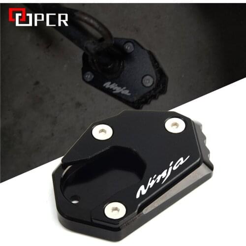 Newest Item For KAWASAKI ZX6R zc-6r zx636 ZX10R NINJA 250 300 ER6F ER6N Z750 Side Stand Enlarge Plate Kickstand Extension