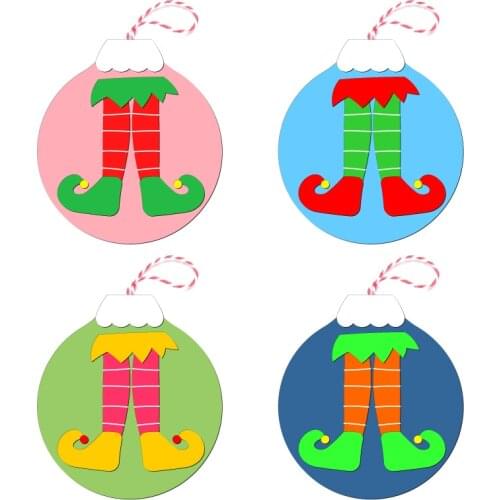 New Christmas, Pendant Wooden die Scrapbooking C-964 Cutting Dies Multiple sizes