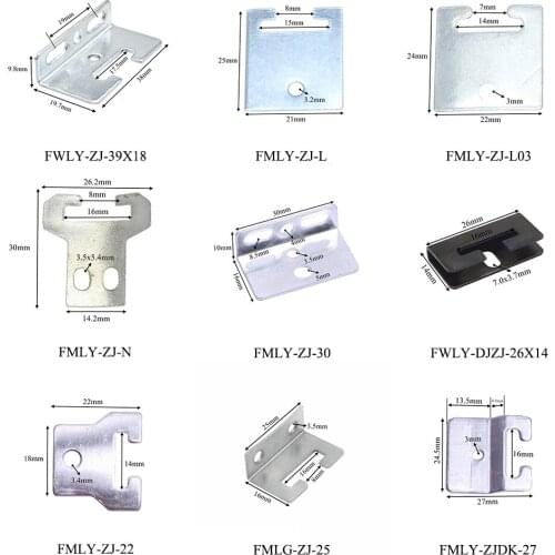 Manufacture zinc zinc plated light fixture parts hanging clip spring clamp