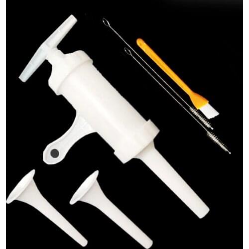 Hand Operated Sausage Meat Stuffer Homemade Manual Plastic Sausage Filler Machine Meat Grinder