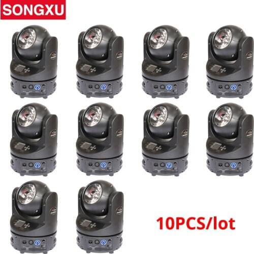 SONGXU 60W RGBW Colorful Super Beam LED Moving Head 60W Led Beam Moving Head Light DJ Disco Party 10pcs/lot/SX-MH60C