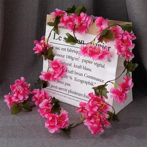 Azalea Branch White Blossom Decorations Dry Flower Cherry Vines Garden Easy To Shape Party And Holiday 1 Pack Artificial Flowers