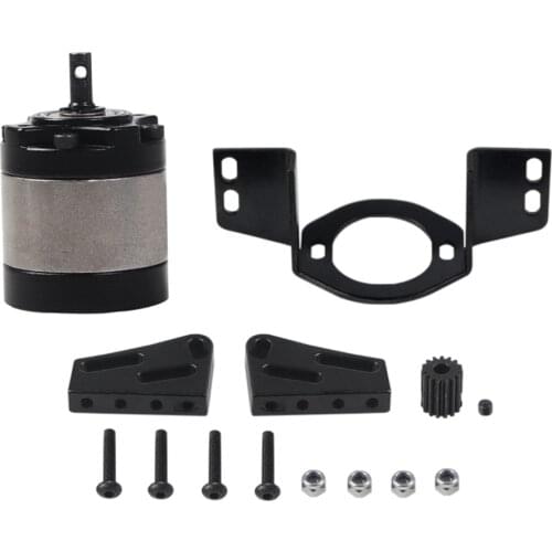 RCTOYFUN Simulation High Quality Metal RC Car 1:5 D90 Gearbox DIY Upgrade Assembly Accessories For 1/10 RC Crawler D90 D91 D96