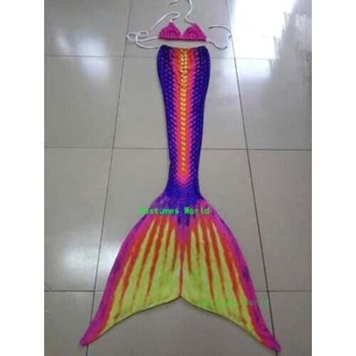 Top Quality Customized Swimable Mermaid Tails for Women Girls Audlts with Monofin Flippers Halloween Mermaid Cosplay Photo Prop