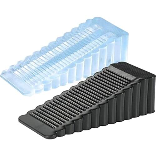 2Pack of Childrens Rubber Safety Door Stopper Windproof and Anti-Collision Blocking Door Doorstop