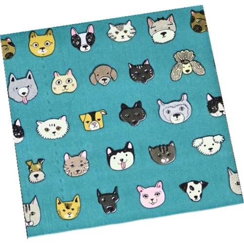 33*33cm 20pcs/lot Cartoon Theme Cat Dog Color Printed Napkin Serviettes Decoupage Decorated for Birthday Party Tissues Decor
