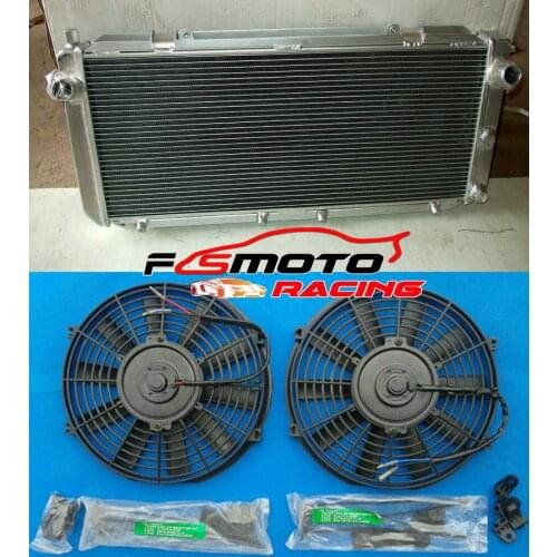 For TOYOTA 1990-1999 MR2 MR-2 SW20 2.0 REV1 REV2 REV3 TURBO N/A 90 91 92 93 94 95 96 97 98 99 Aluminum Radiator & 2*Fans