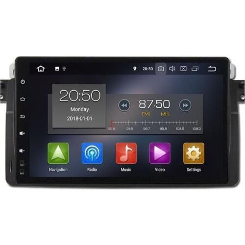 AutoRadio Car Multimedia Player 2 Din Android 10 4+64G For BMW E46 M3 Rover 75 318/320/325/330/335MG ZT Screen GPS Navigation