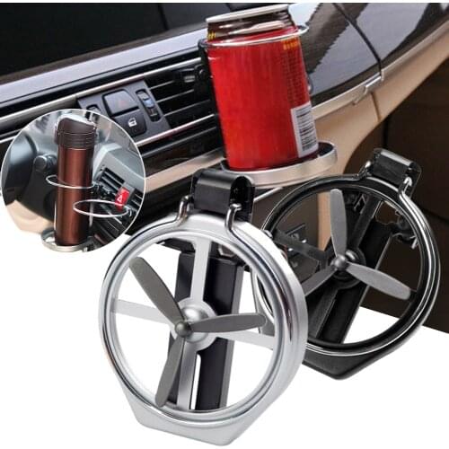 Car Air Vent Water Cup Holder Folding Drink Holder Air Conditioning Outlet Mount Beverage Drink Bottle Stand Car Organizer