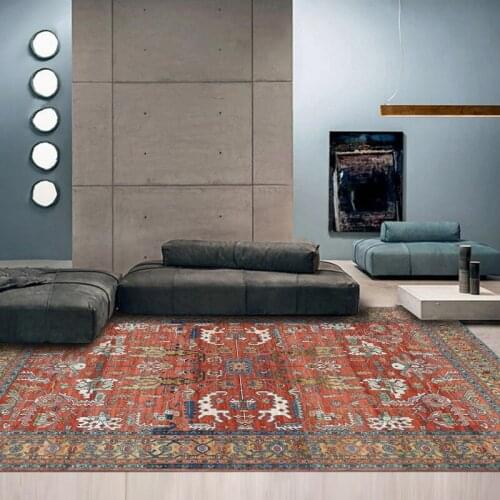 Bohemian Style Mat Geometric Luxury Rug Living Room Bedroom Study Blanket Turkish national Splicing Mat 40x60cm Carpet