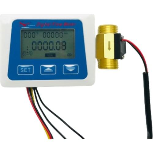 US211M Lite Digital Portable Flow Meter with USC-HS21TI Flow Sensor