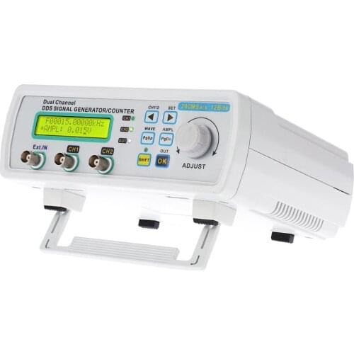 200MSa/s 20MHz 2-channel DDS Function Signal Generator Arbitrary Waveform Digital Frequency Meter