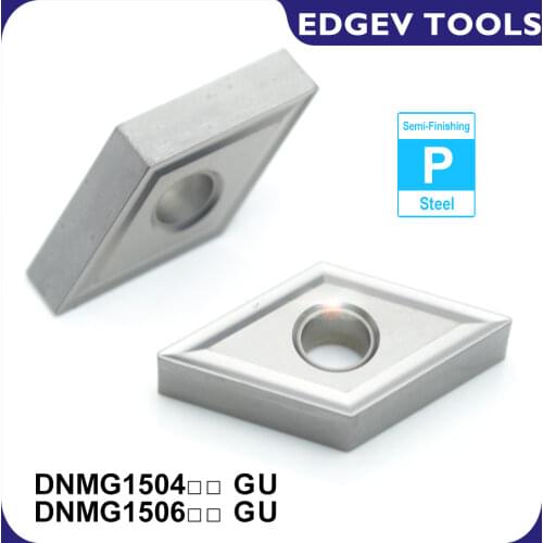 EDGEV Cermet Carbide Inserts DNMG150404/08-GU MX2035 CNC Lathe External Turning Tools For Substitue MU NX2525