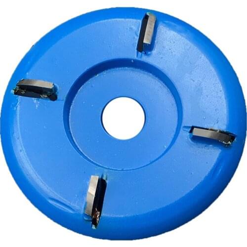 90 mm Woodworking Relief Cutter Head Engraving Tool arc 3 4- Tooth Milling Cutter Woodworking for 16 mm aperture Angle grinder