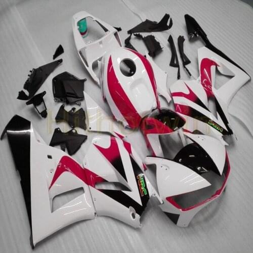 Custom motorcycle cowl body kit for CBR 600 RR F5 2013 2014 2015 2016+Botls+Injection mold red white ABS Plastic Fairing