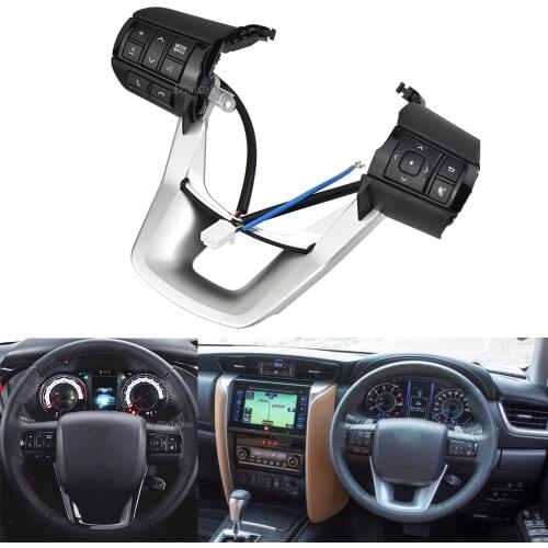 Steering Wheel Volume Sound Button For Toyota Hilux Revo Rocco Fortuner 2015 2016 2017 2018 2019 2020 OEM 84250-0K320