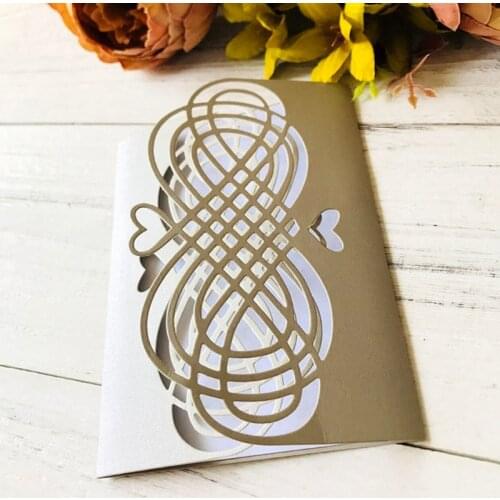 Heart Lattice Metal Cutting Dies Stencil Scrapbooking DIY Album Stamp Paper Card
