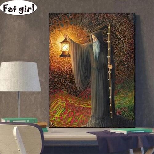 5D square Diy Diamond Painting kit Full Round drill Cross-Stitch Pharaoh Mosaic Rhinestone Picture Embroidery sale Religion icon