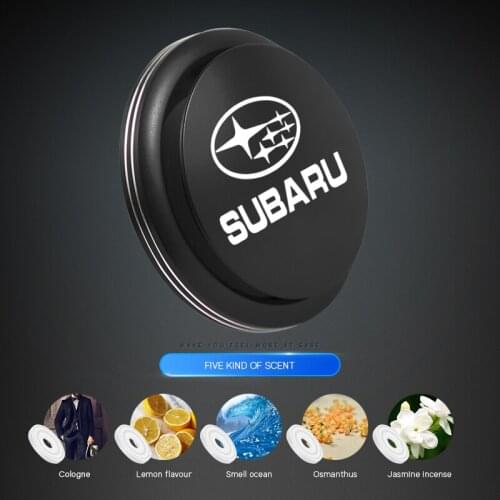 Car Interior Sliding Cover Aromatherapy Air Freshener With LOGO For Subaru Impreza Legacy WRX STI BRZ XV WRC Forester Crosstrek