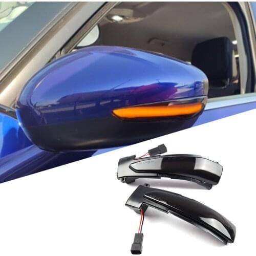 A Pair LED Turn Signal Lights For Peugeot 508 2010-2017 Citroen C4 Picasso 2013-2017 Side Mirror Indicator Rearview Mirror Lamp