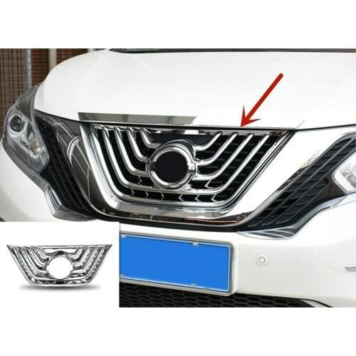 Fit For Nissan Murano 2015 2016 2017 2018 2019 ABS Car Styling Center Grille Grill Cover Trim 1pcs