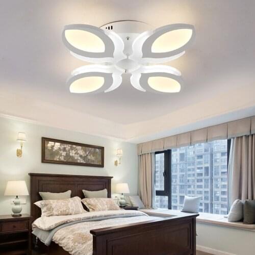 Modern Minimalist Warm White 30W LED Acrylic Ceiling Lamp Creative Living Room Bedroom Flush Mount Light Lighting Fixture CL210