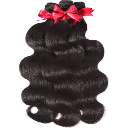 HALO 28 30 40 Inches Body Wave Hair Bundles 1 3 4 Bundles Brazilian Hair Weave Unprocessed 100% Virgin Human Hair Extensions