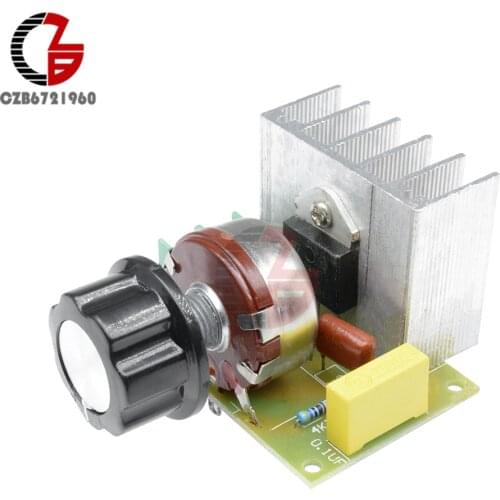 3800W Speed Controller AC 220V Smart Home Light Control Dimmer Switch Voltage Regulator Temperature Control for Motor Light
