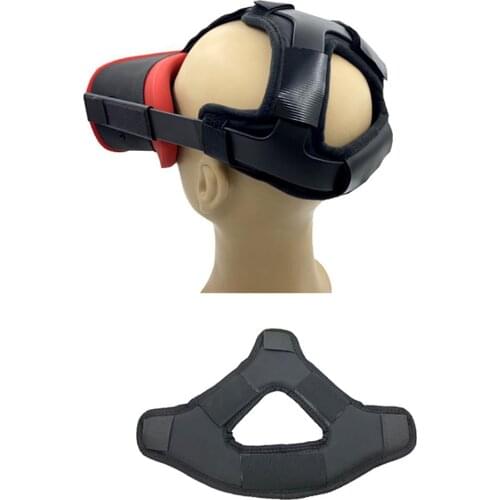 PU Leather Non-slip Head Strap Comfortable Foam Pad For Oculus Quest 2 VR Headset Headband for Oculus Rifts VR Accessories