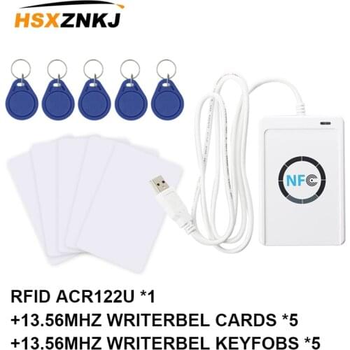 Rfid Acr122u Supports Iso / Iec 18092 Replicator Copier 13.56mhz Nfc clone Smart Chip Card Crack Writer Access Card Reader