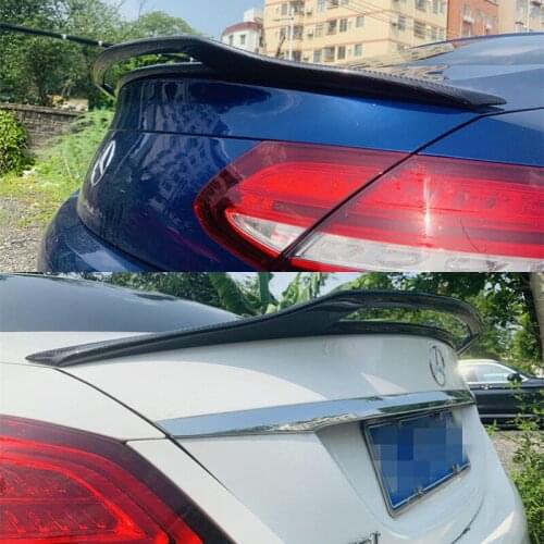 Sexy2021 Fit For Mercedes Benz c Cla e Cls Class Modified Carbon Fiber Gt Tail Hollow Pressed