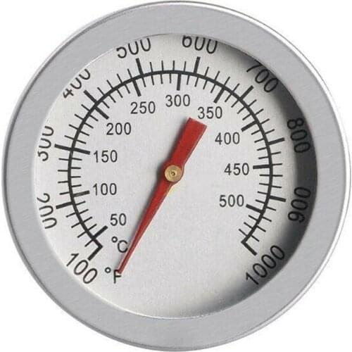 Steel BBQ Thermometer BBQ Smoker Grill Temperature Gauge Cooking Food Probe Household Grill Oven Kitchen Tools