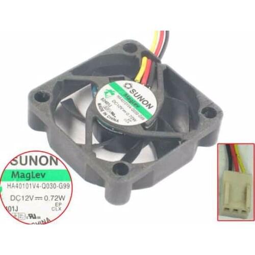 SUNON HA40101V4-Q030-G99 DC 12V 0.72W 40x40x10mm Server Cooling Fan