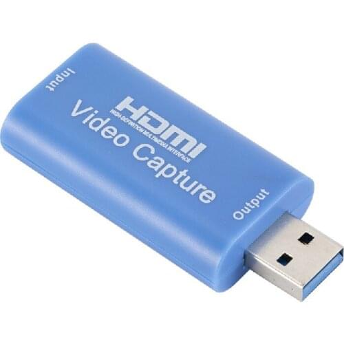 USB2.0, HDMI, 1 HDMI Video Capture Card Iive Recording Box Supports OBS