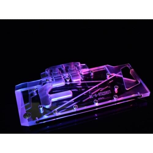 Syscooling GPU Water Block For NVIDIA RTX2080TI Graphics Card DUAL-RTX2080 TI-O11G